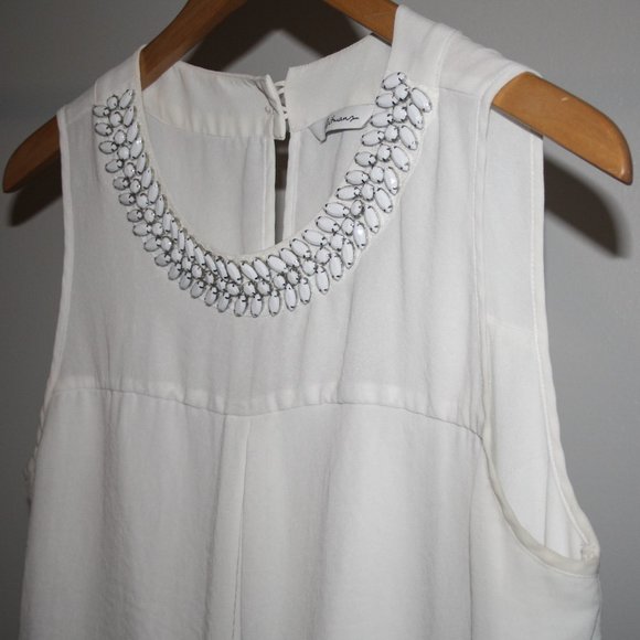 Medium - Reitmans - White Women's Blouse - Picture 5 of 9